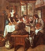 Jan Steen Grace Before Meat France oil painting reproduction
